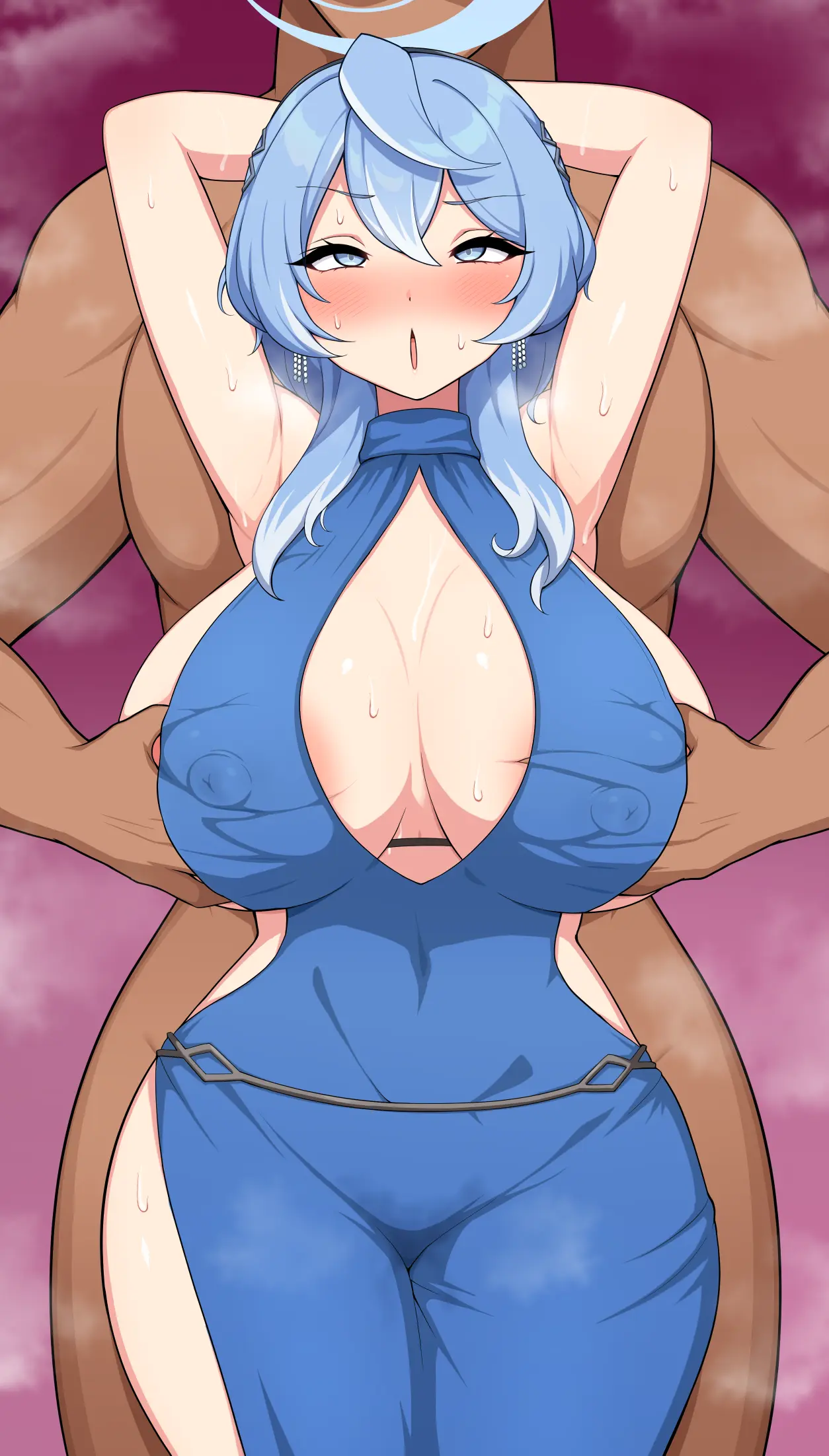 Dress Ako-Chan Bakunyuu Ijime | 드레스아코쨩 폭유 이지메